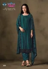 Afreen By Vipul Crinkle Chiffon Beads Designer Salwar Suits
